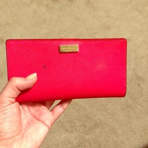 Authentic Pink Kate Spade Wallet